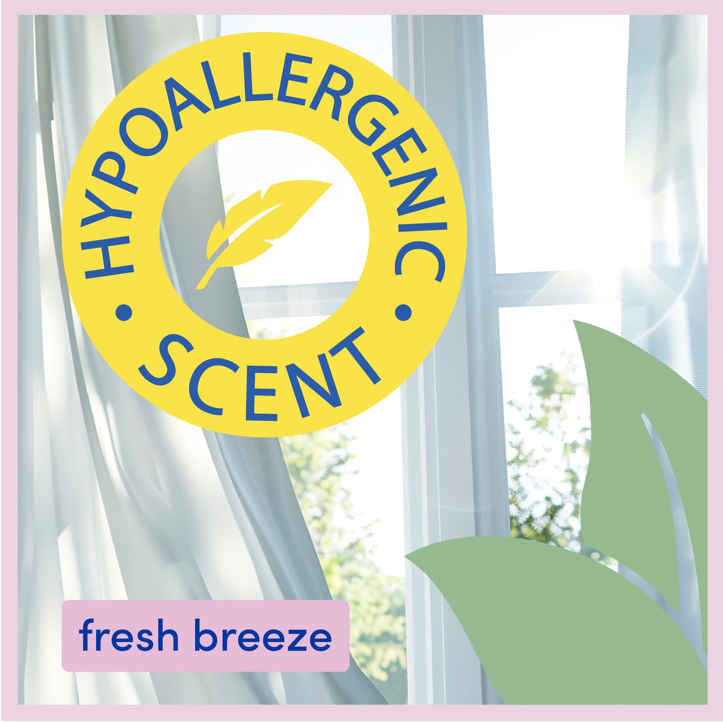 Hypoallergenic fresh breeze scent