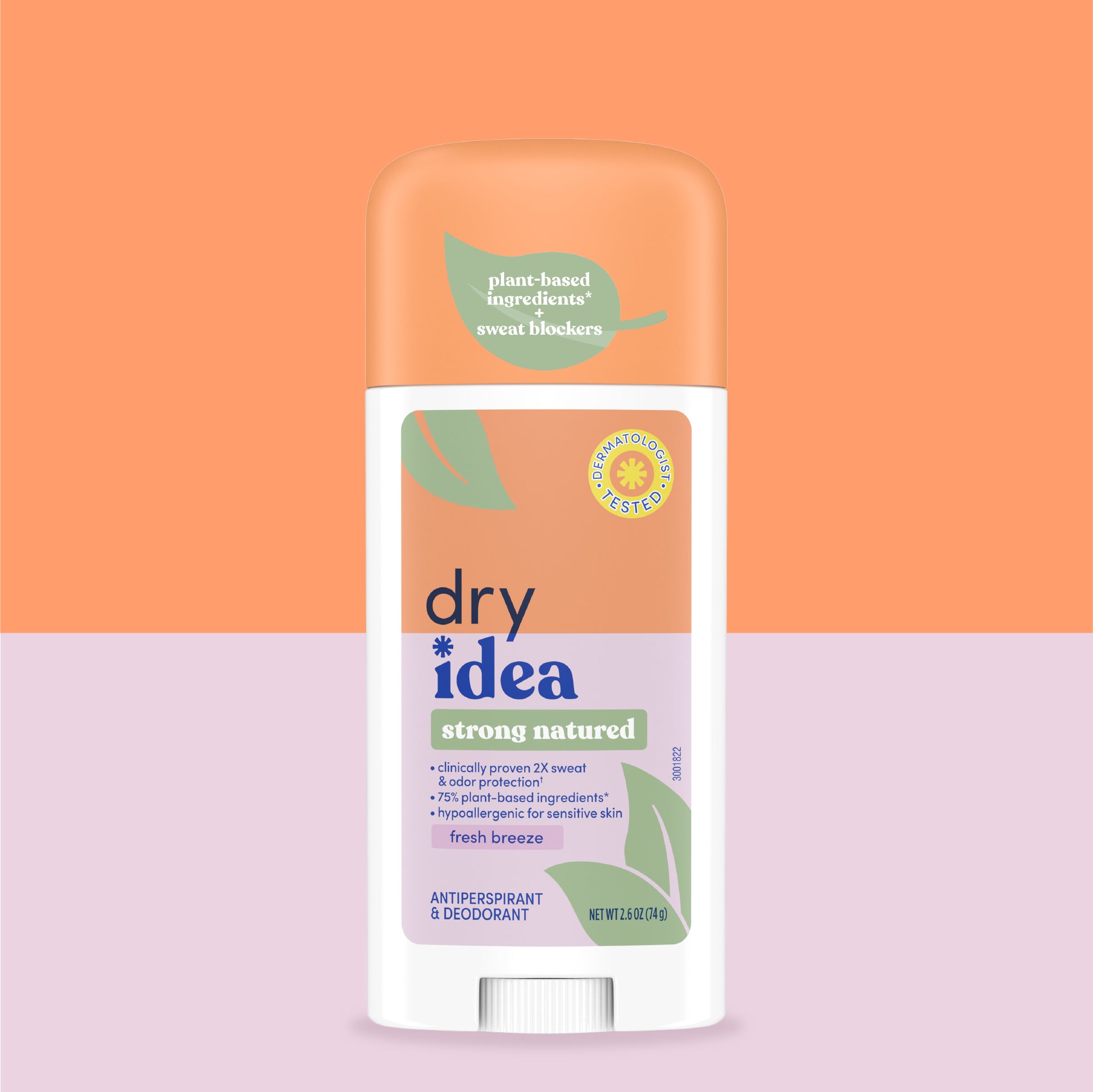Dry Idea Strong Natured plant based antiperspirant and deodorant