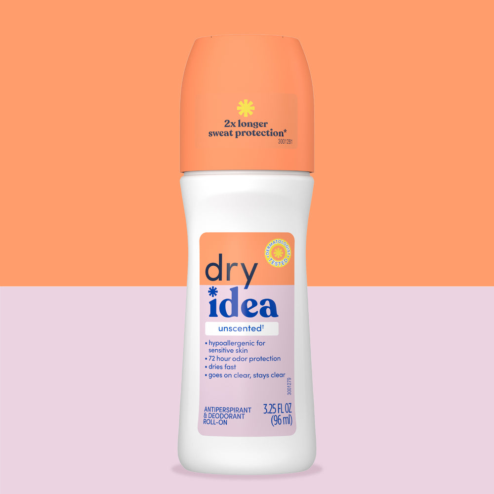 Dry Idea unscented roll-on antiperspirant and deodorant